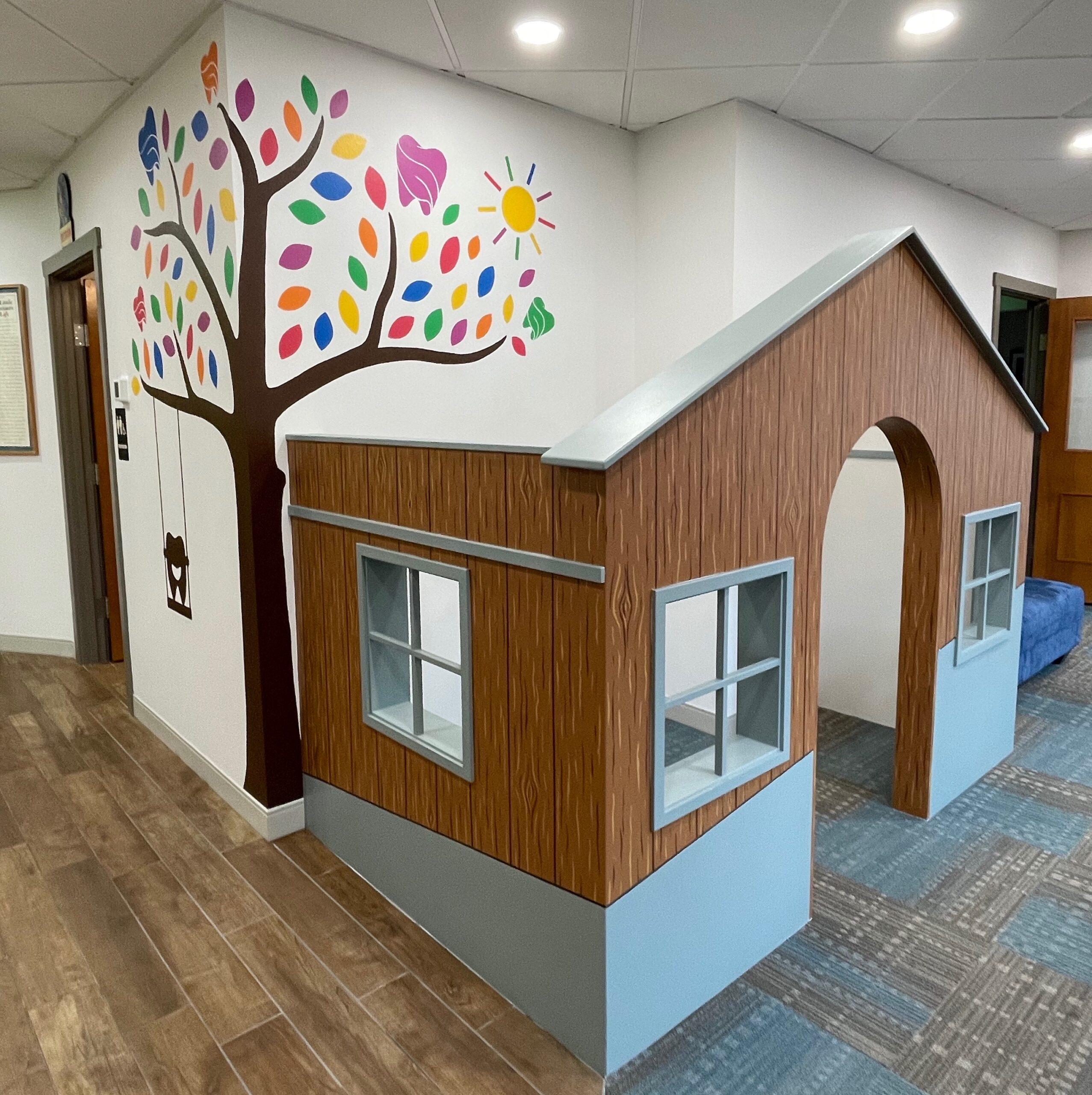 Fircrest Children's Dentistry Mural and Playhouse photo